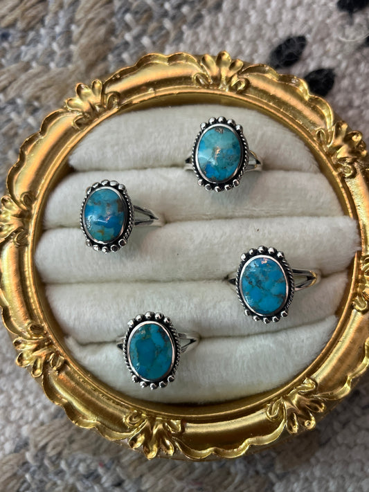 Turquoise Oval Ring