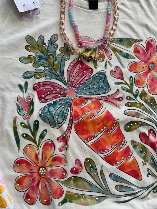 Boho bling carrot Tee