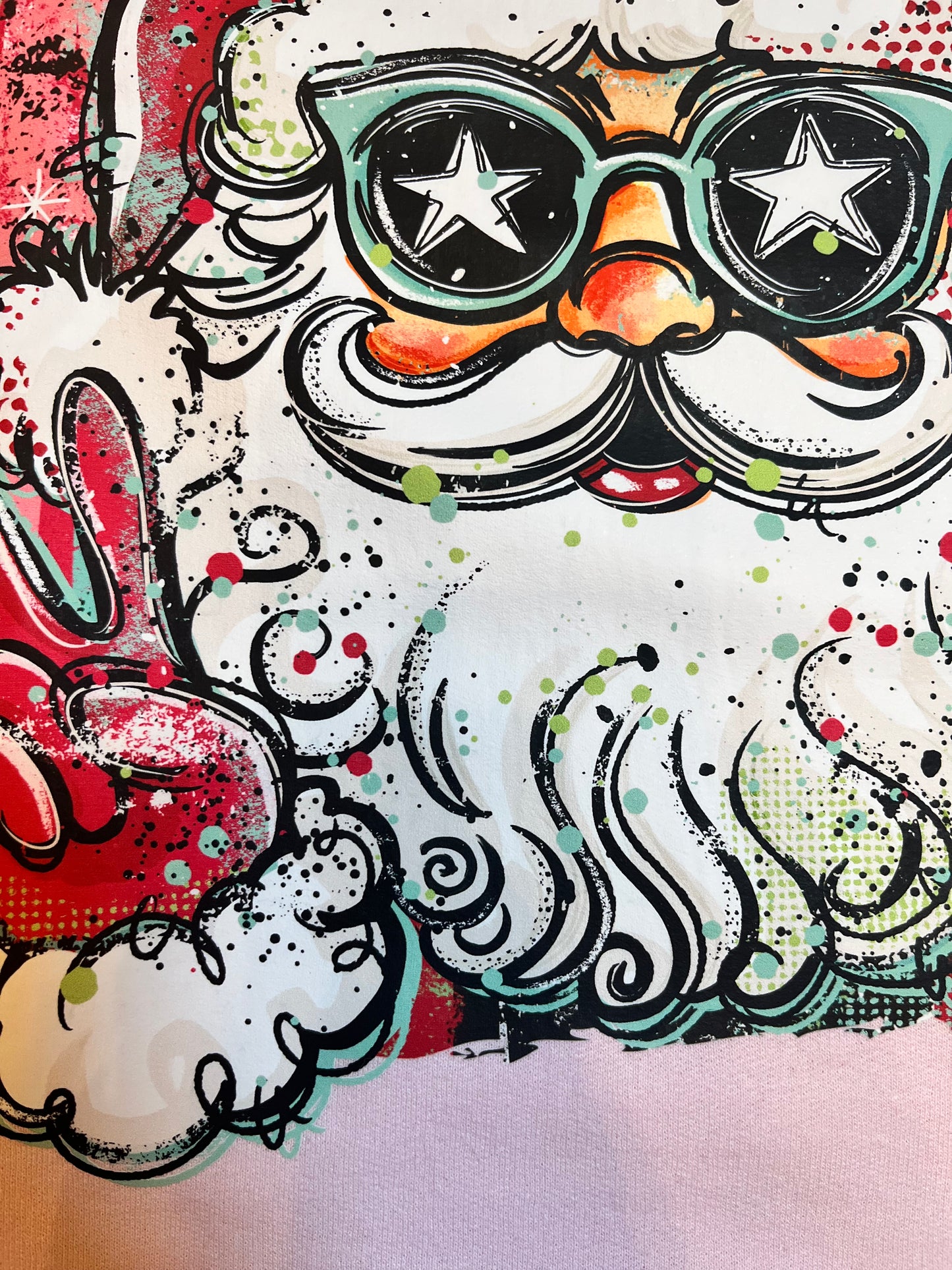 Sunglasses Santa sweatshirt