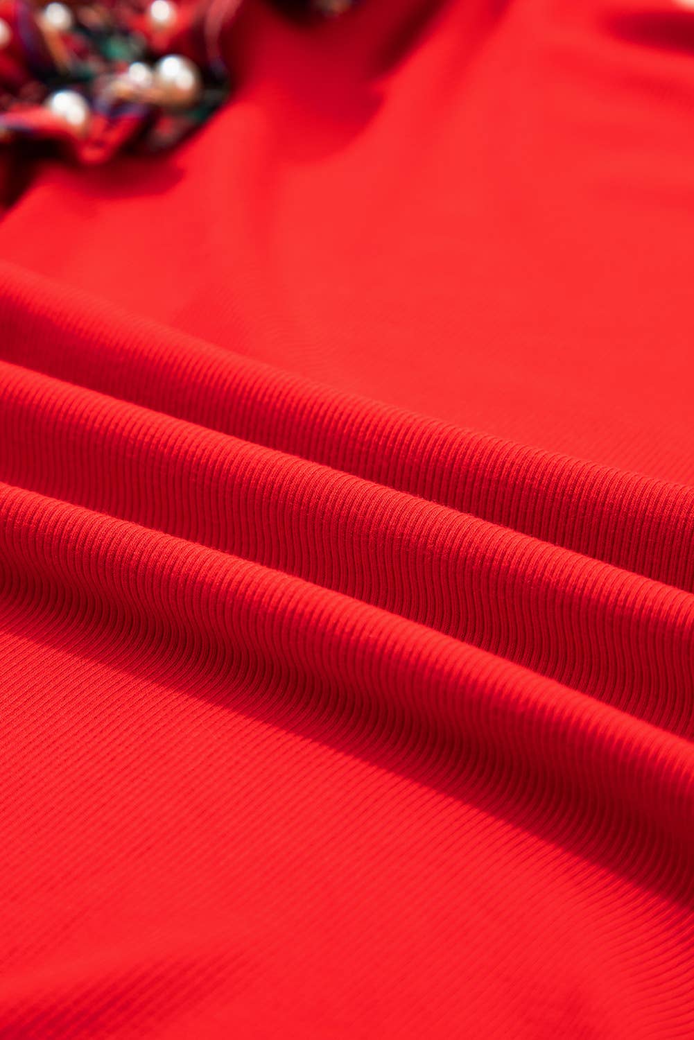 Red Plaid Christmas Blouse