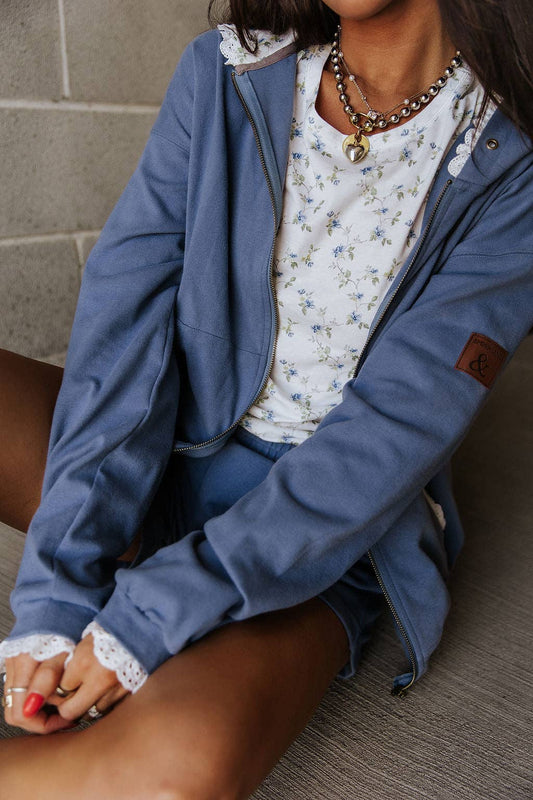 University FullZip - Forget Me Not