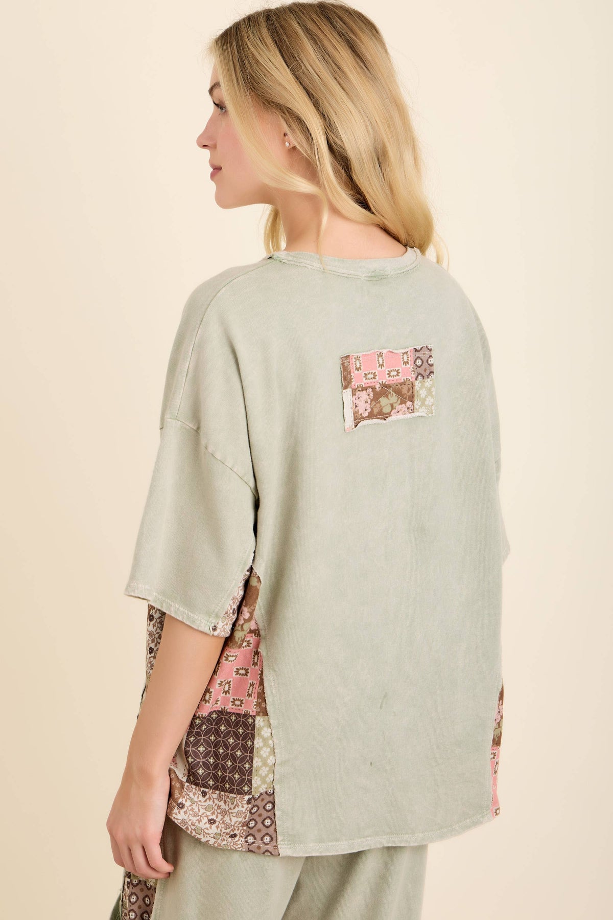 The Sagebrush Patchwork Top