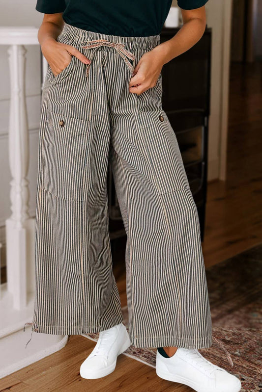 Striped Wide Leg britches