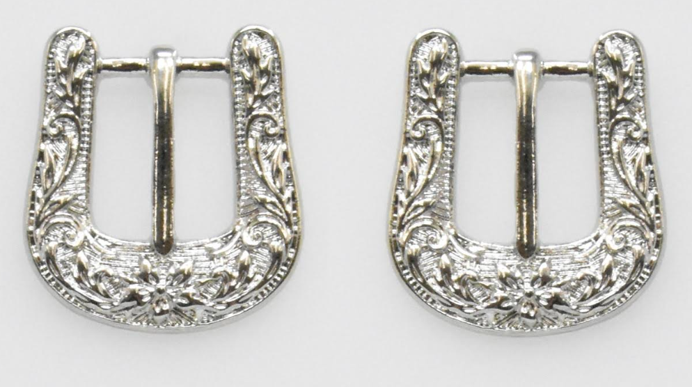 Western Theme Belt Buckle Post Back Earring