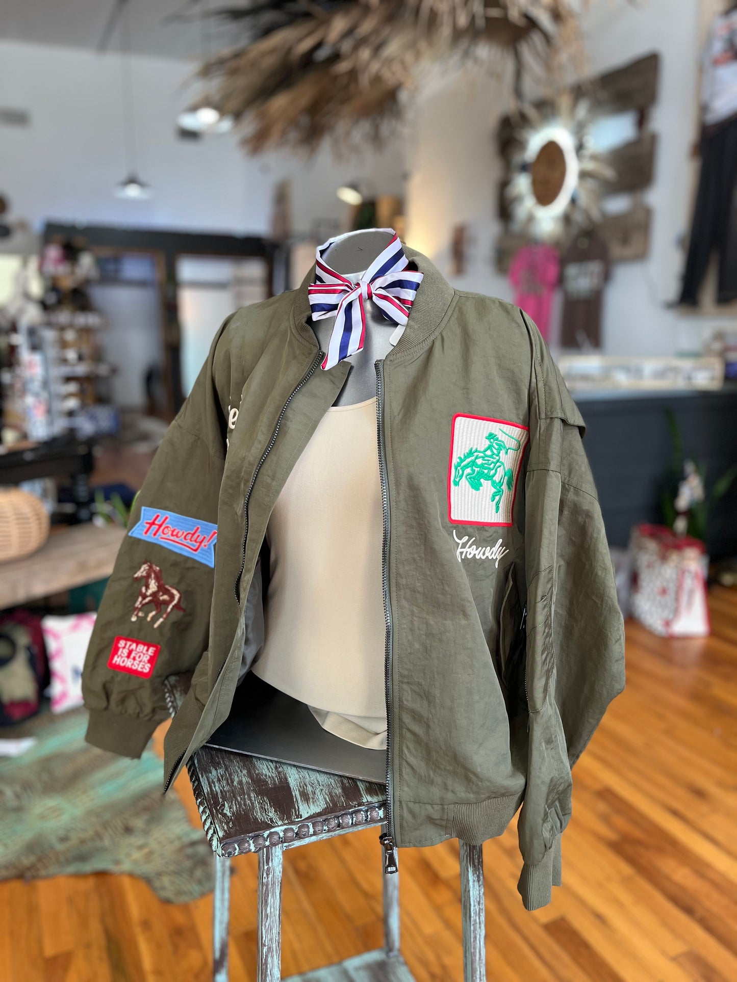 West Coast Rodeo Embroidered Bomber Jacket