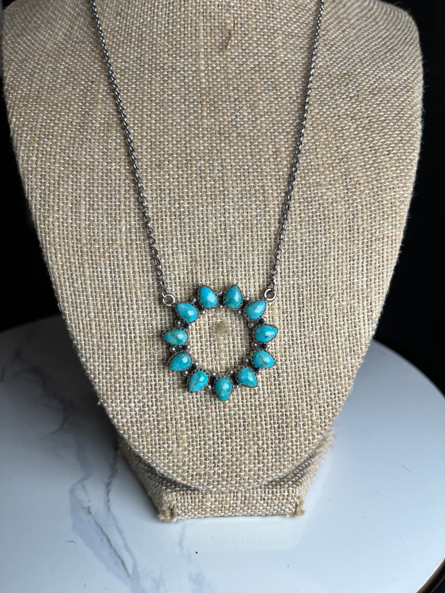 Hada circle turquoise turquoise