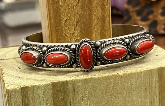 Mike Calladitto Navajo Coral Cuff