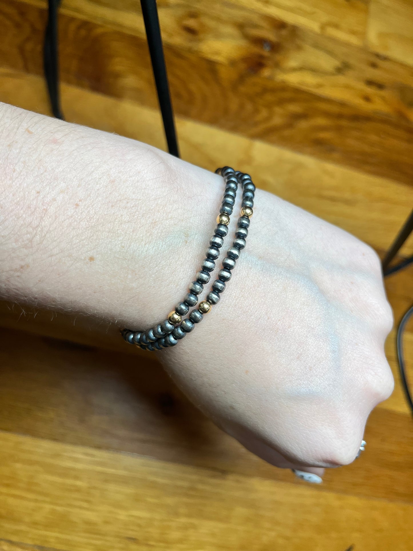 Gold Navajo 4mm Bracelets