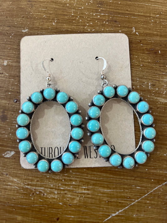 Turquoise drop earrings