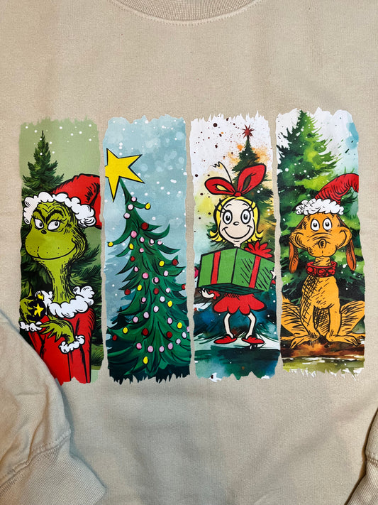 Whoville Christmas town sweatshirt