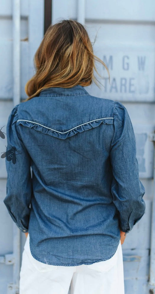 ROWDY RUFFLES L/S *DARK