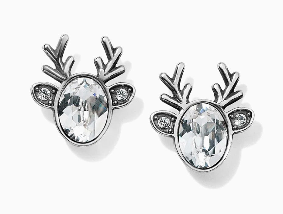 Reindeer Glitz Mini Post Earrings