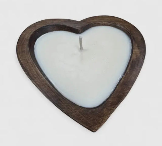 Heart filled Soy candles