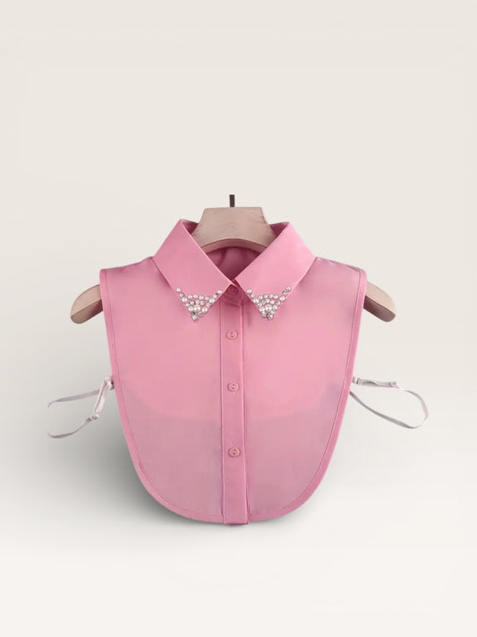 Bling Pearls Dickey Collar