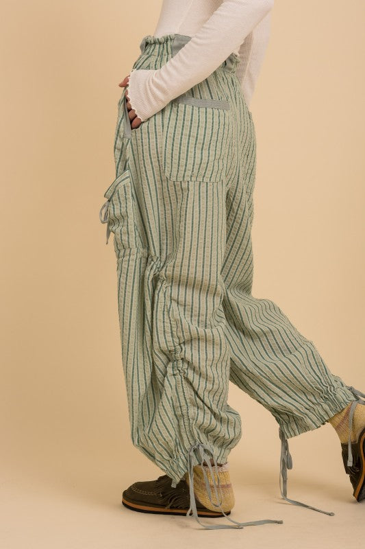 Parachute Style Low Slung Pants