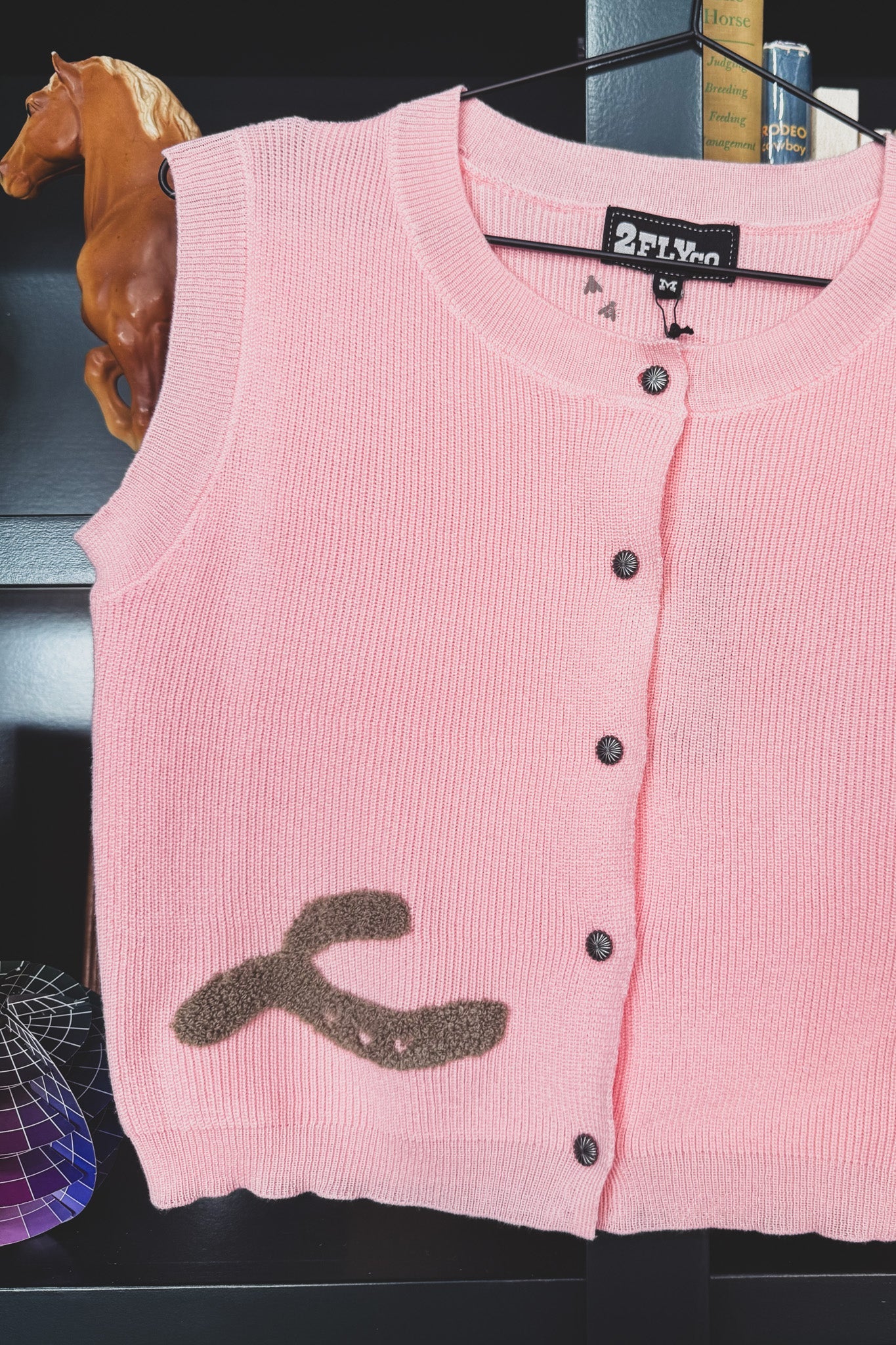 Pinky Rowdy Spur vest