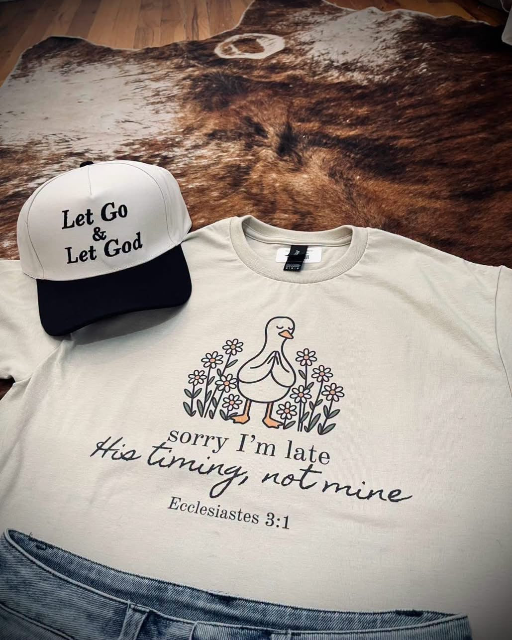 Let go let god hat