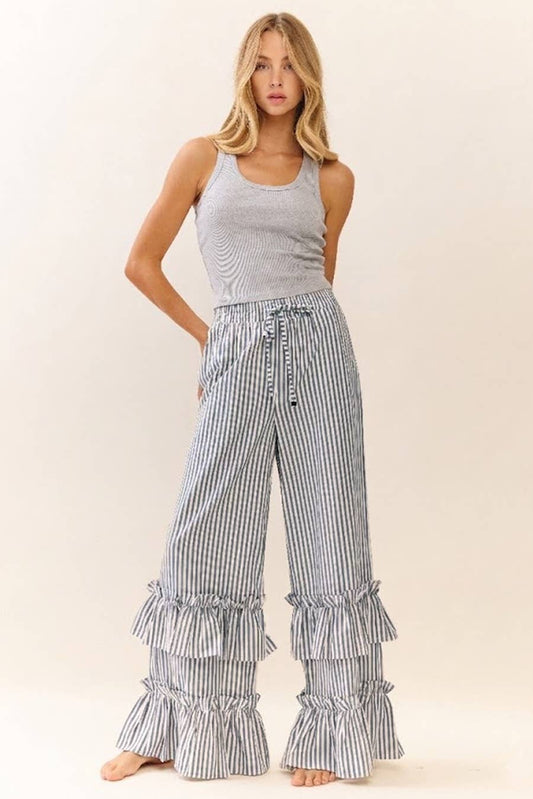 Sunset Stroll Striped Pants