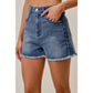 DENIM SHORT SIDE SEAM BRAIDS