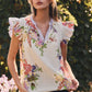 Floral Printed Woven Top