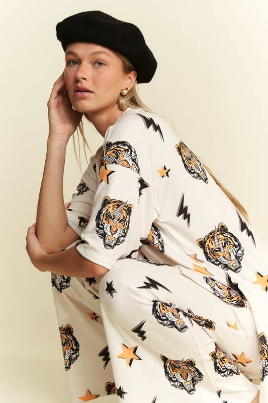 TIGER PRINT SET