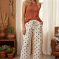 Scuba Polka Dot Wide Leg Pants