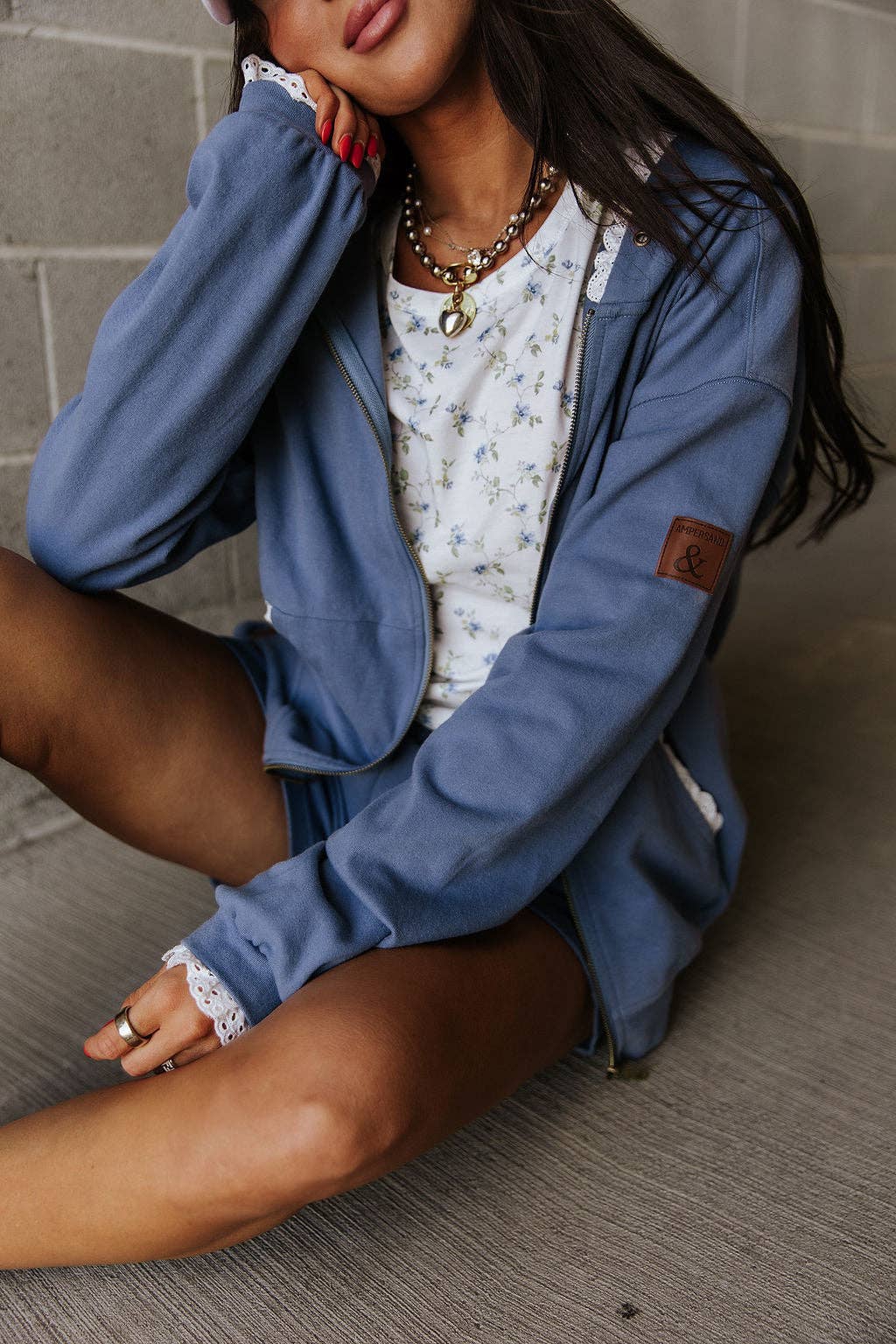 University FullZip - Forget Me Not