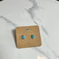 Turquoise Teardrop Studs