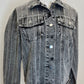 Rhinestone black denim jacket