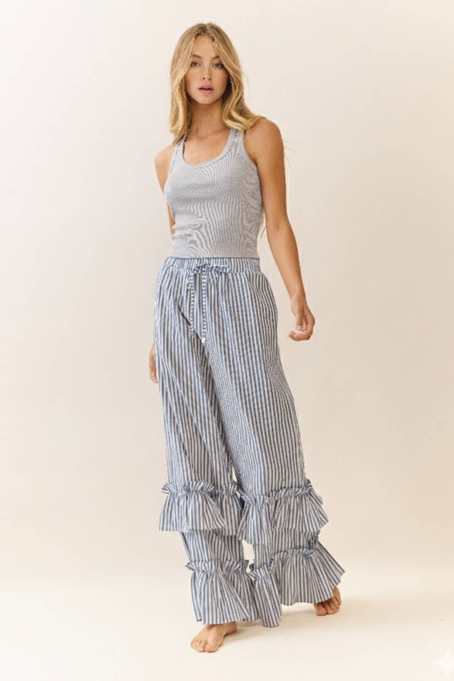 Sunset Stroll Striped Pants