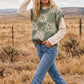 Leopard Checkerboard Sweater Vest