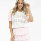 Pearl "He is Risen" on White Princess Top