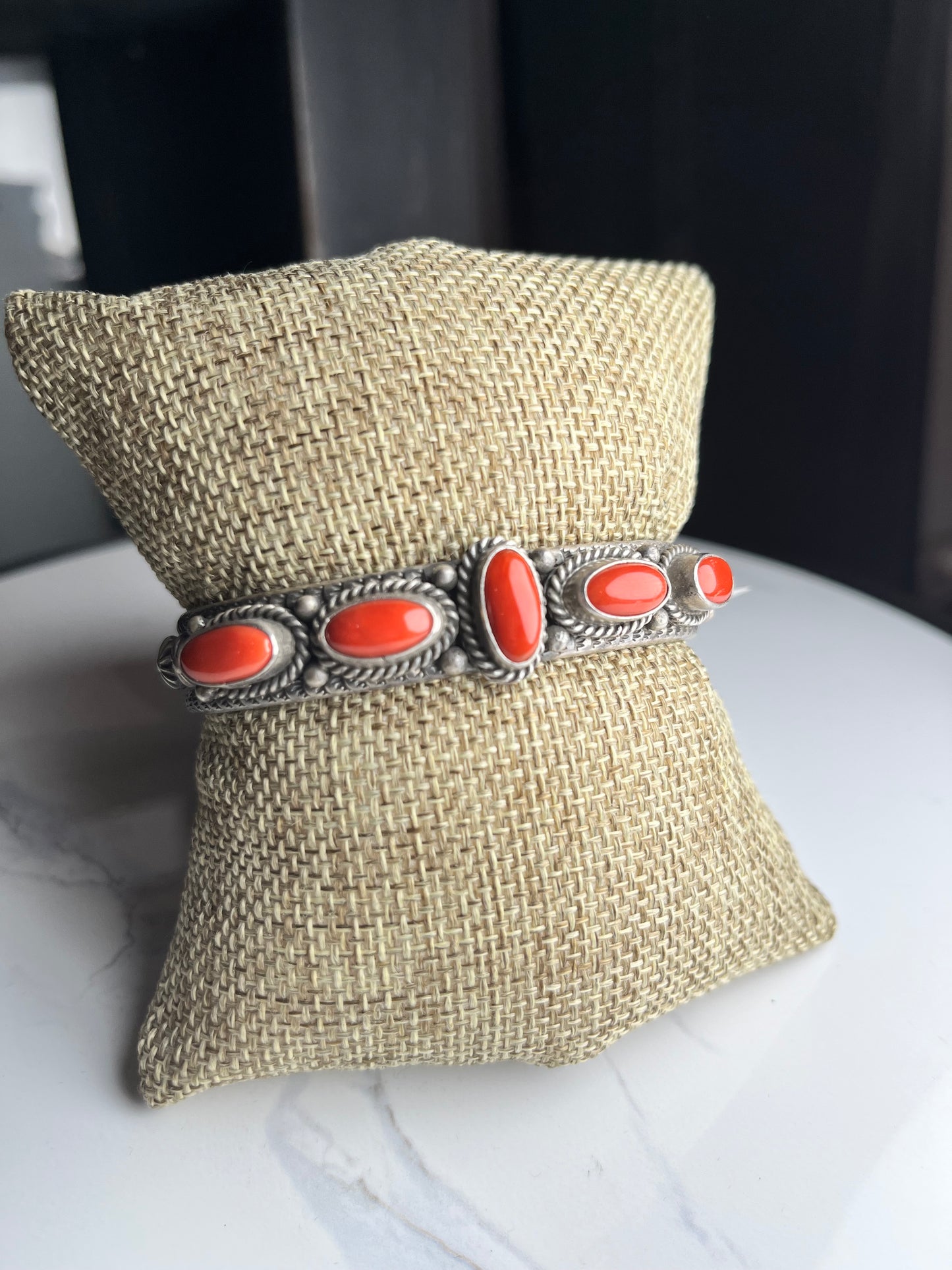 Mike Calladitto Navajo Coral Cuff