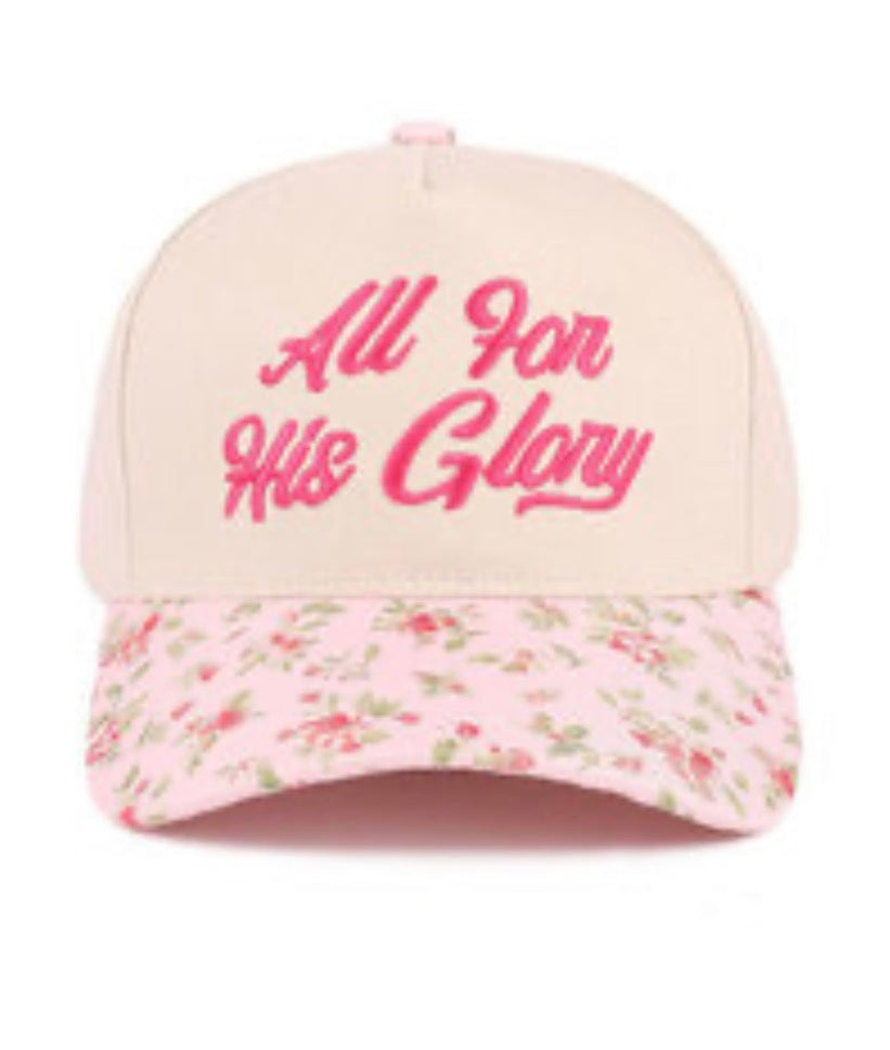 ALL FOR HIS GLORY HATS