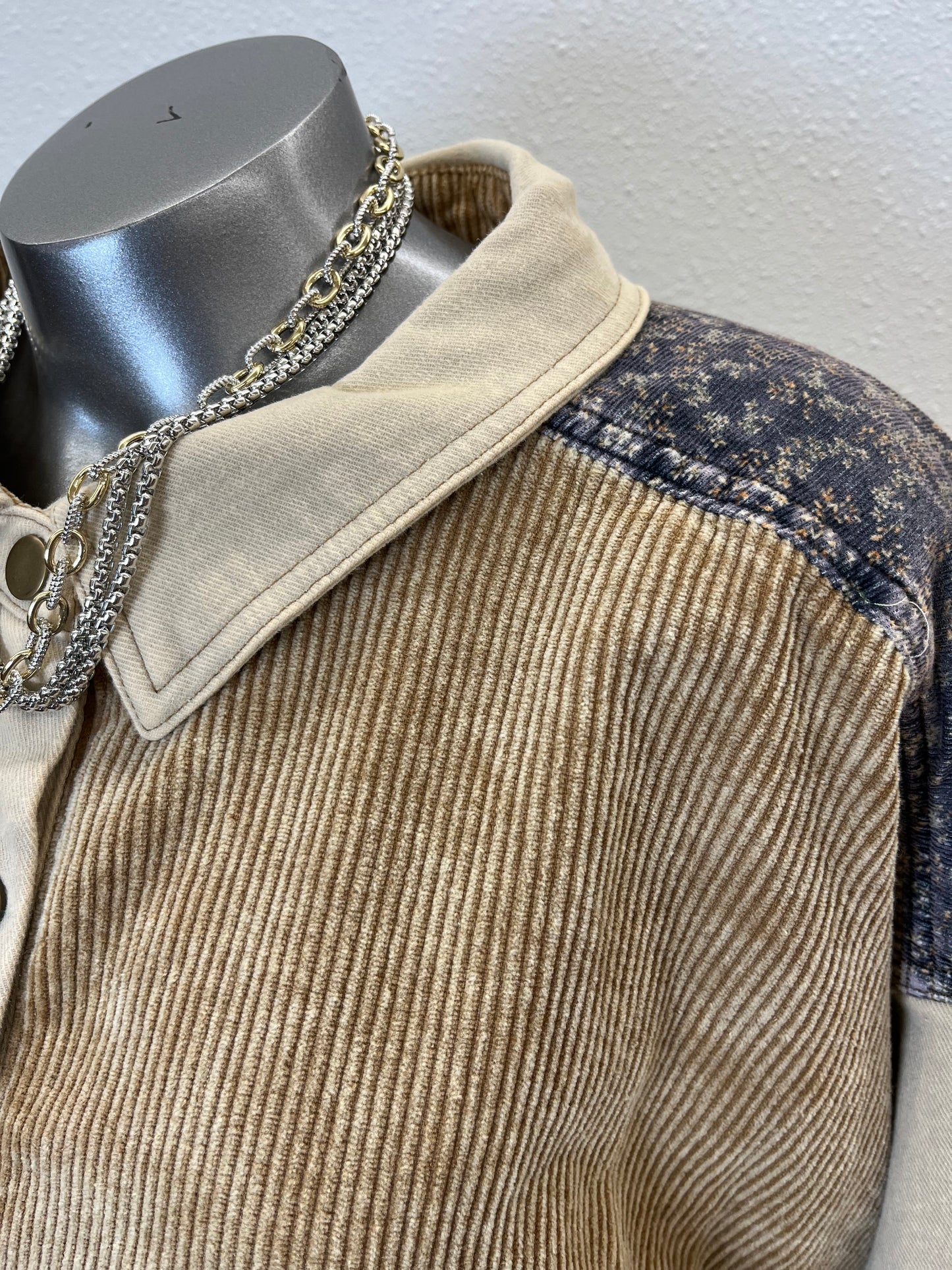 Corduroy mixed Jacket