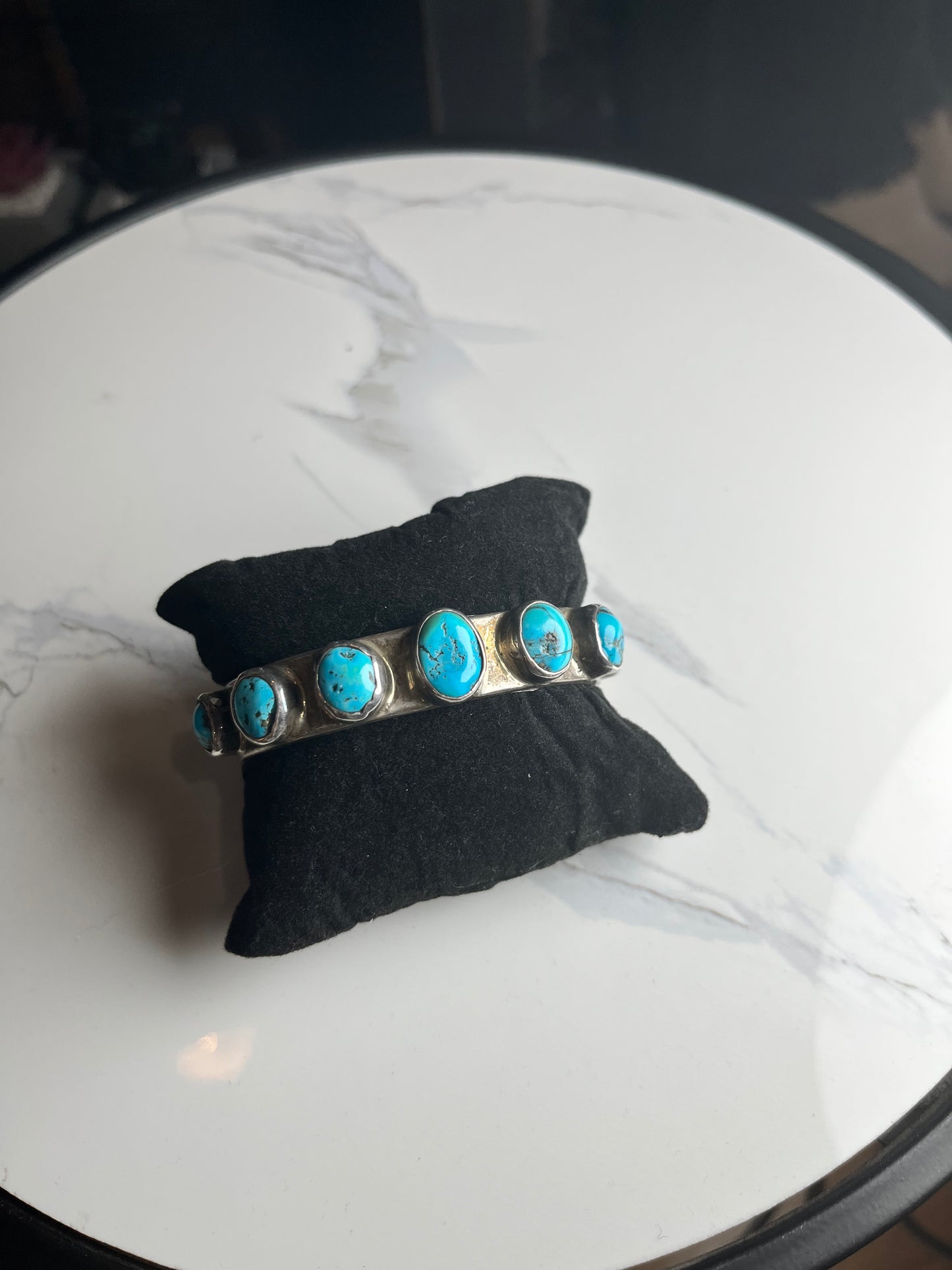 Chimney Butte Navajo Turquoise S/S Cuff