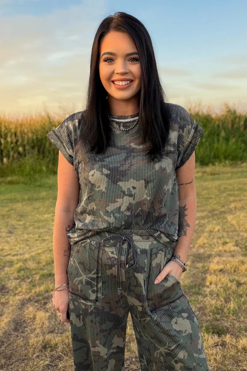 Canyon Camo Top