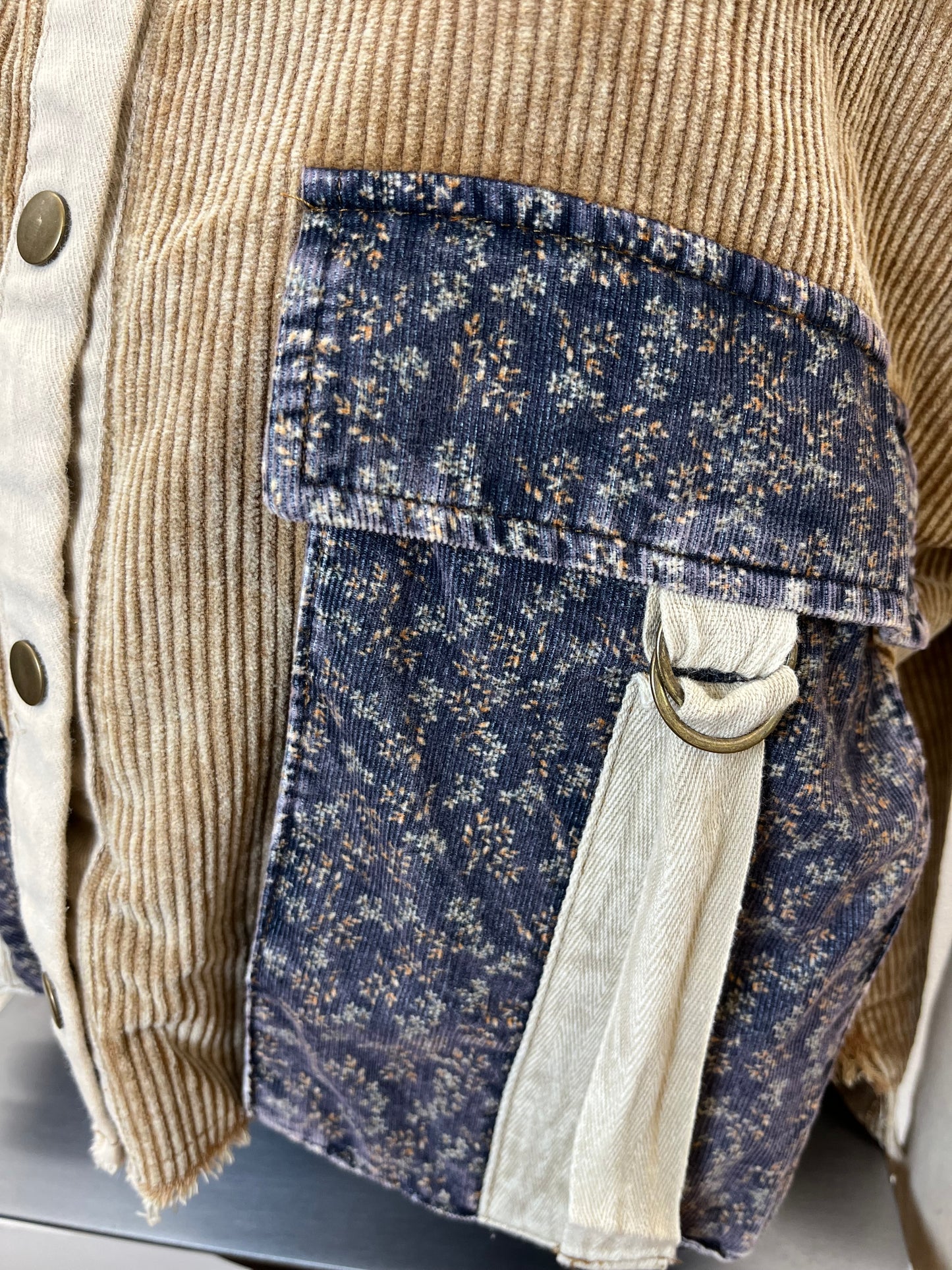 Corduroy mixed Jacket