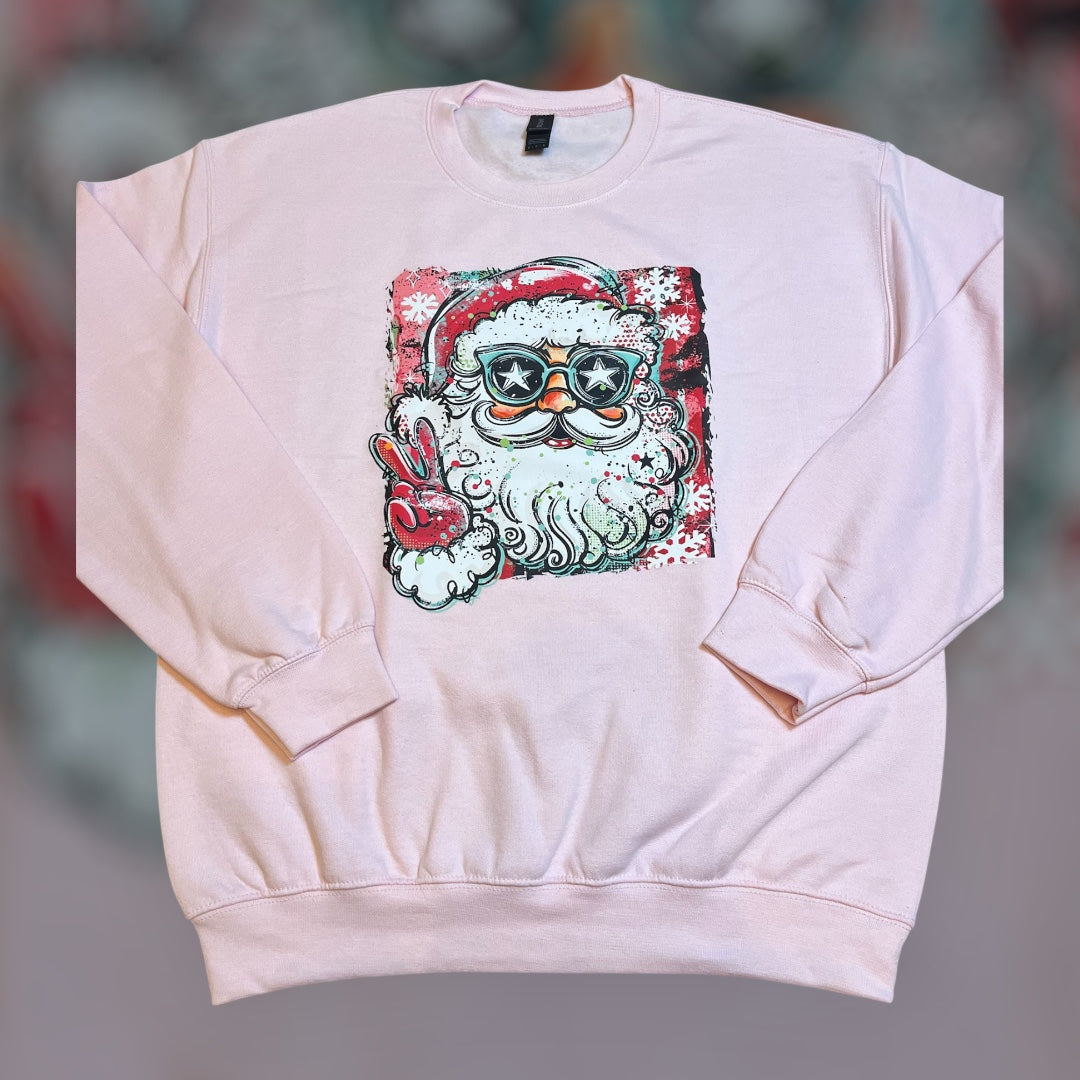 Sunglasses Santa sweatshirt