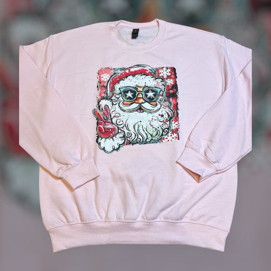 Sunglasses Santa sweatshirt