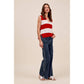 MID RISE FLARE BOTTOM DENIM JEANS WITH SIDE PEARL