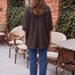 Oversized Crochet Knit Top