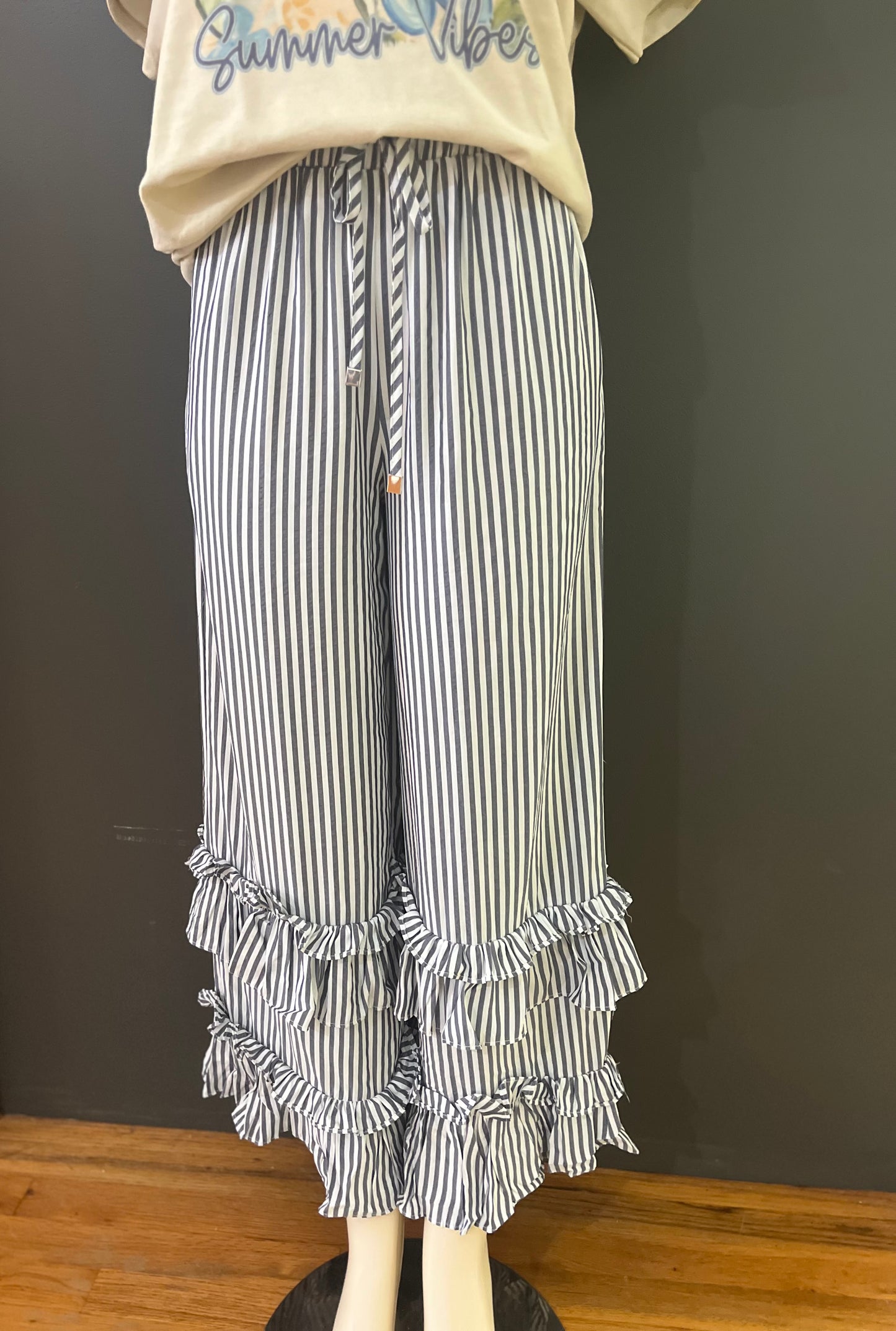 Sunset Stroll Striped Pants
