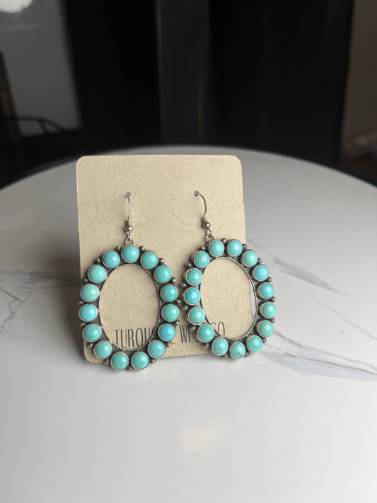 Turquoise drop earrings