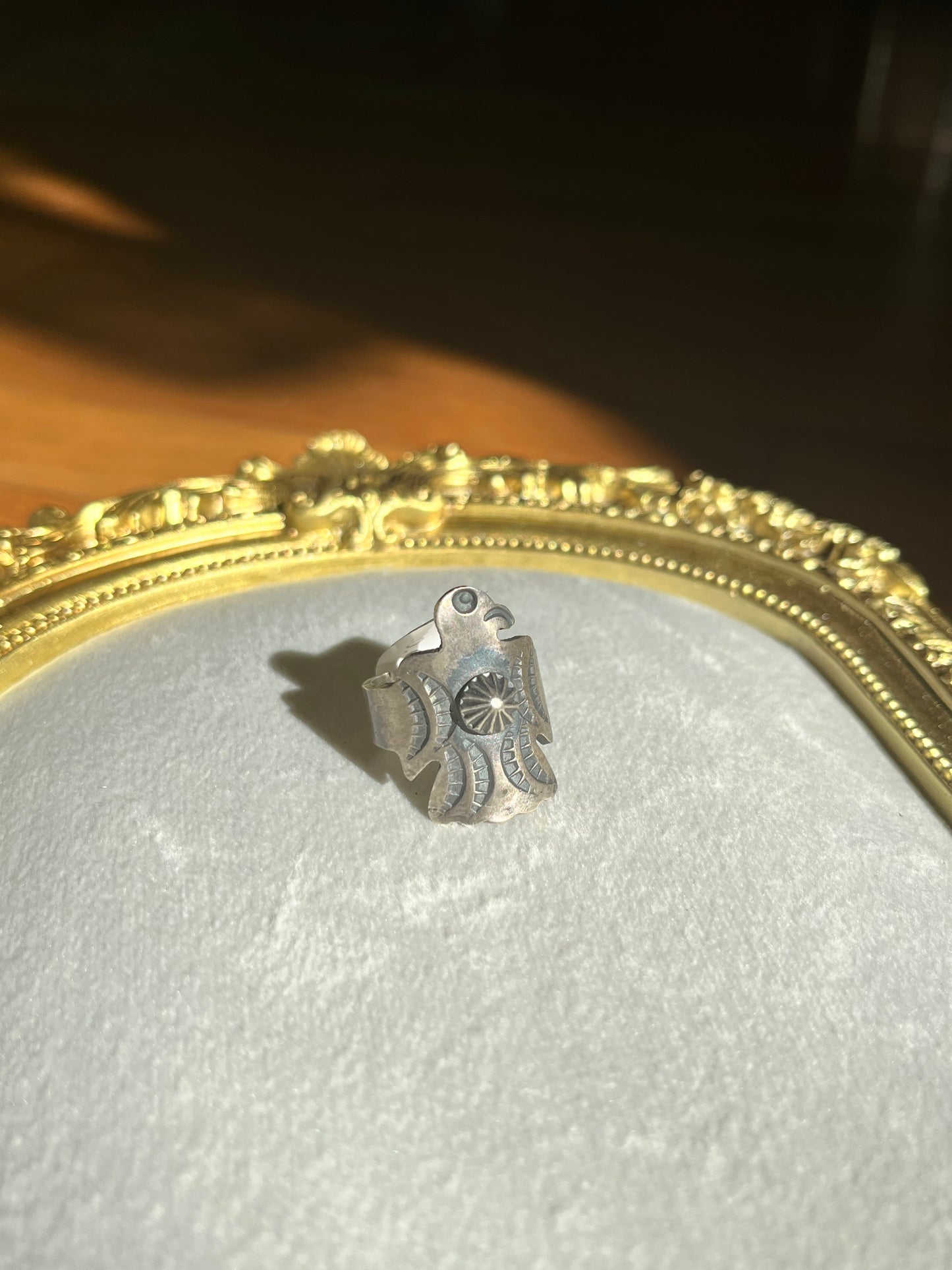 Chimney Butte Handmade Thunderbird Ring