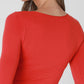 Long Sleeve Crew Neck Top