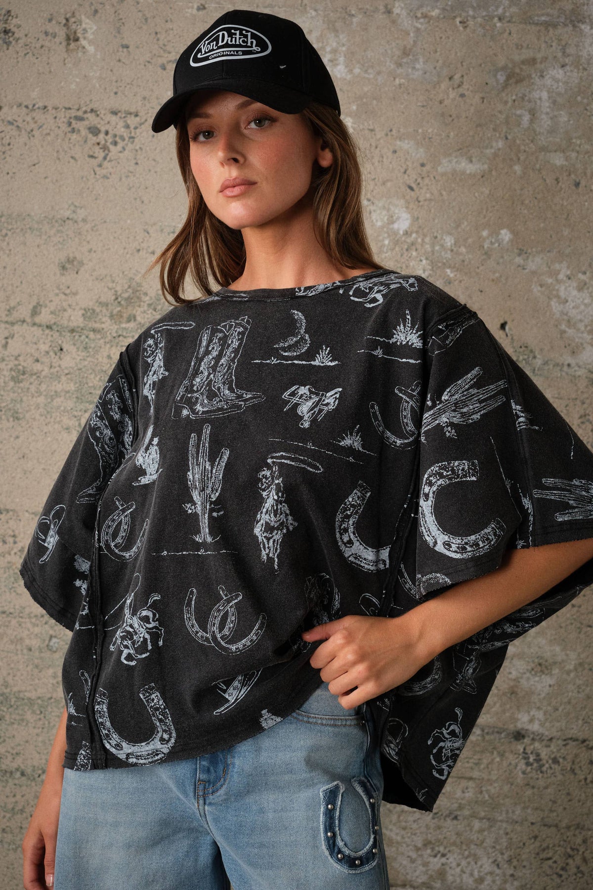 Doodle Me Western Tee