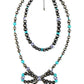 Western Ribbon Navajo Ceramic Pearl Necklace