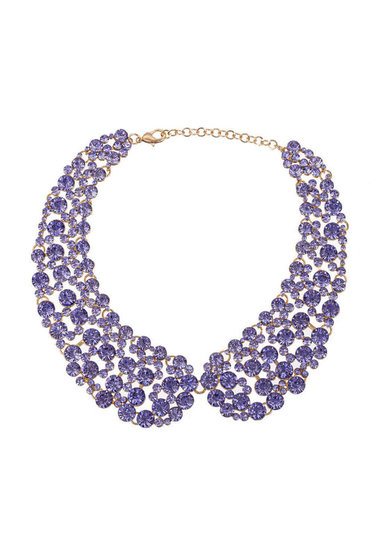 Diana Purple Collar Necklace