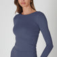 Long Sleeve Crew Neck Top